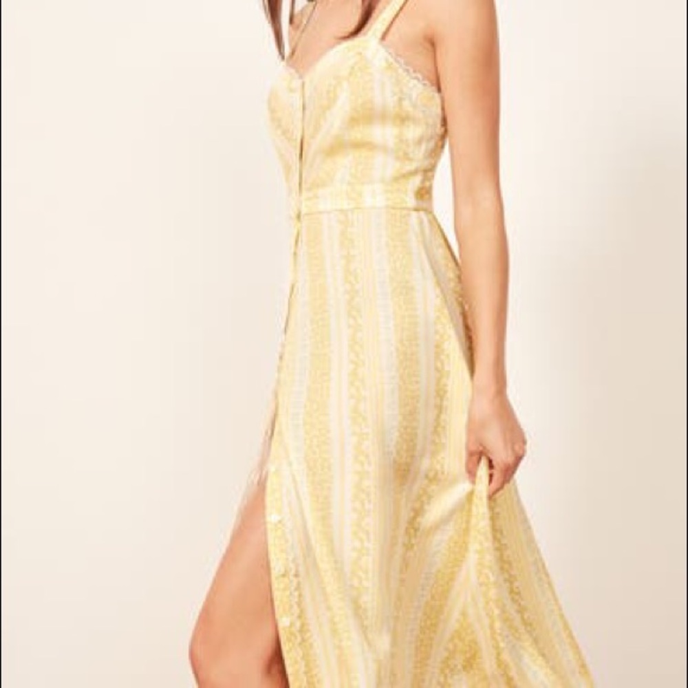 Reformation Sandalwood Midi Dress